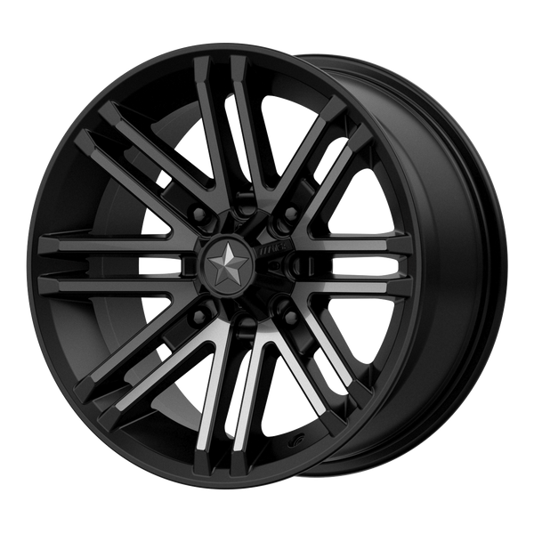 MSA Offroad Wheels M40 Rogue Utv Satin Black with Titanium Tint