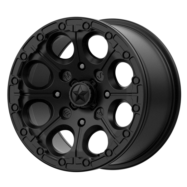 MSA Offroad Wheels M44 Cannon Utv Beadlock Satin Black