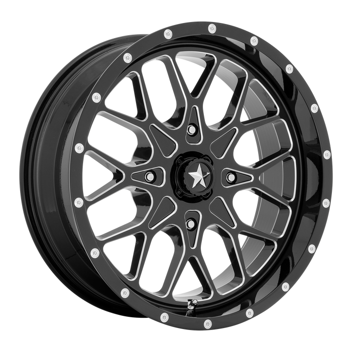MSA Offroad Wheels M45 Portal Utv Gloss Black Milled