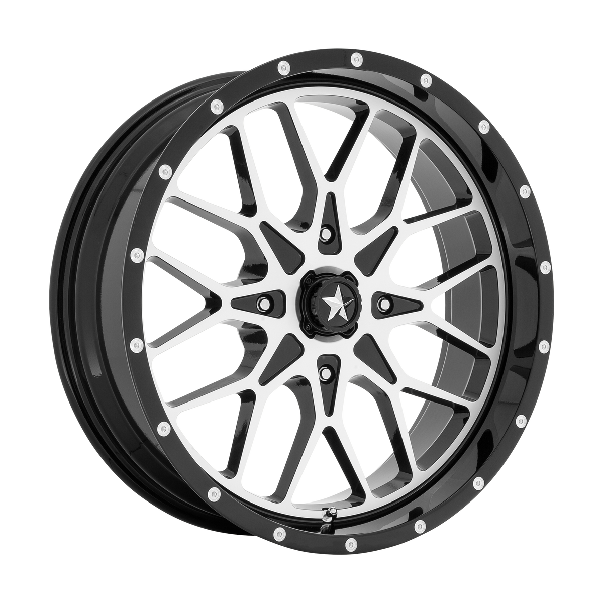 MSA Offroad Wheels M45 Portal Utv Gloss Black Machined