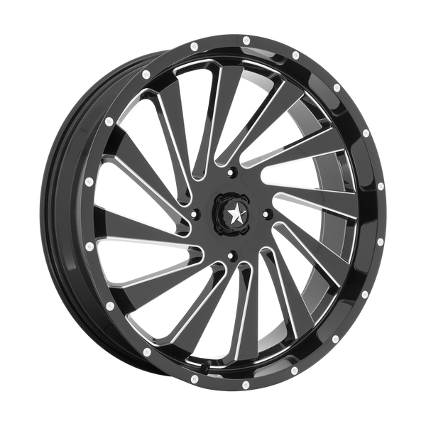 MSA Offroad Wheels M46 Blade Utv Gloss Black Milled