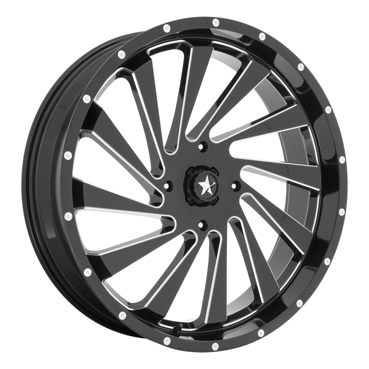 MSA Offroad Wheels M46 Blade Utv Gloss Black Milled