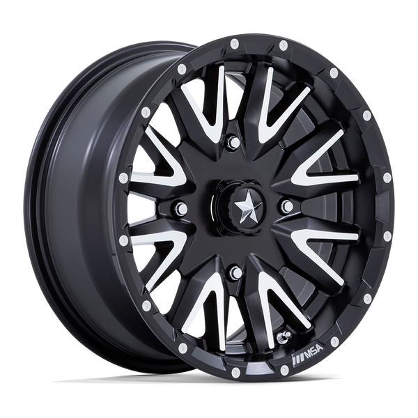 MSA Offroad Wheels M49 Creed Utv Matte Black Machined