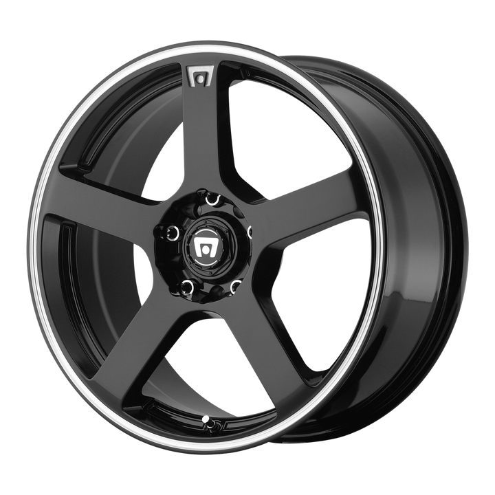 Motegi Racing Wheels MR116 FS5 Gloss Black with Machined Flange
