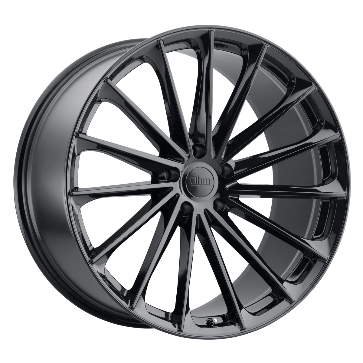 OHM Wheels Proton Gloss Black