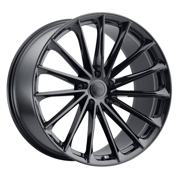 OHM Wheels Proton Gloss Black