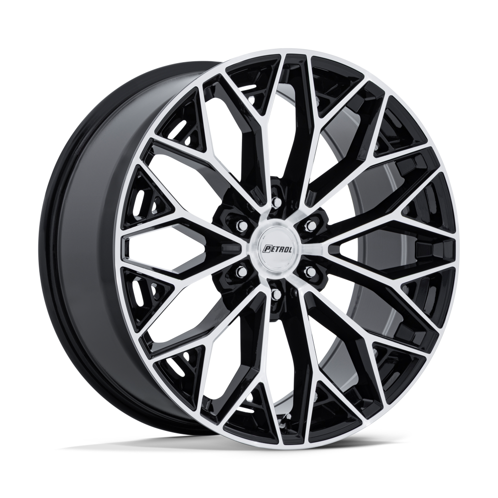 Petrol Wheels PE006 P5E Gloss Black Machined