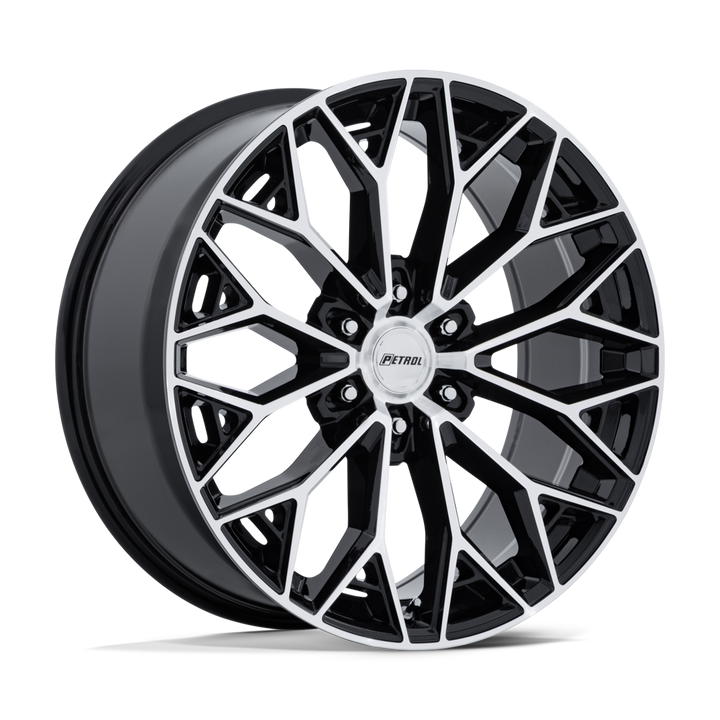 Petrol Wheels PE006 P5E Gloss Black Machined