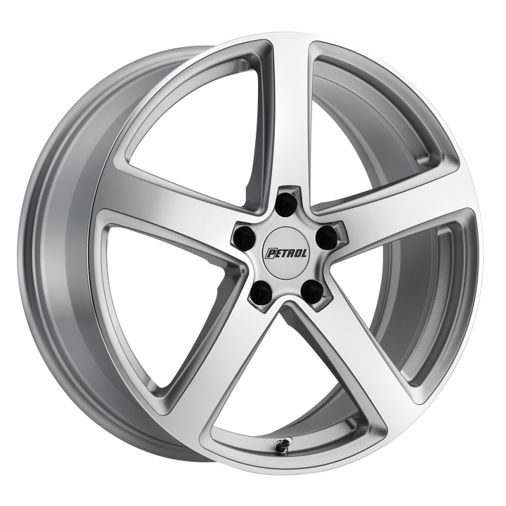 Petrol Wheels P2A Silver with Machined Cut Face