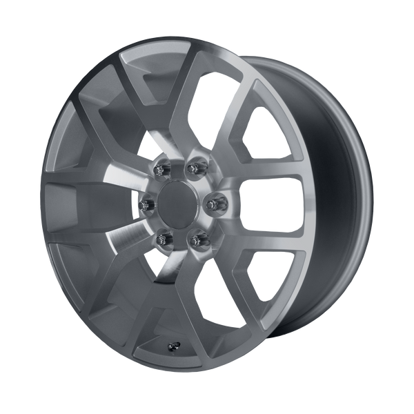 Performance Replicas Wheels PR169 Silver with Machined Spokes