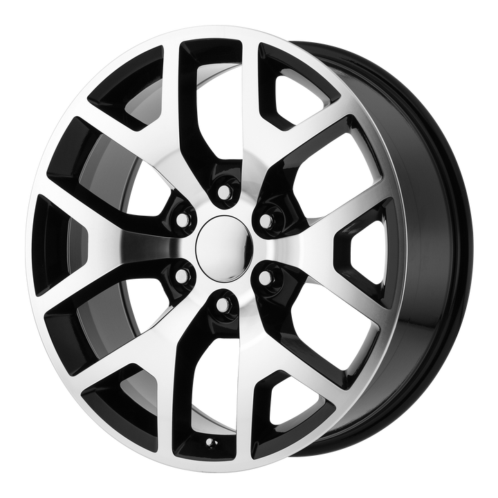 Performance Replicas Wheels PR169 Gloss Black with Machined Spokes