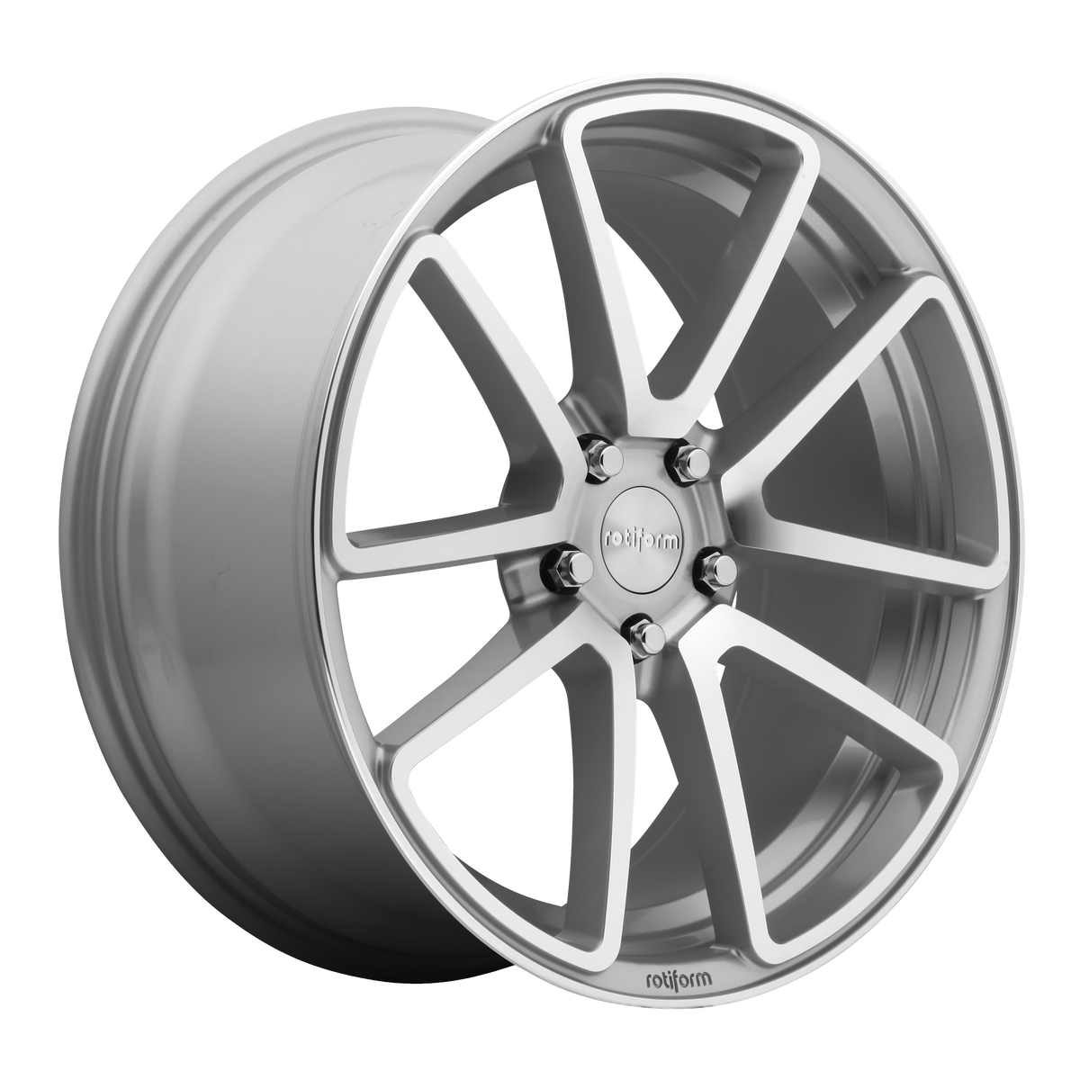 Rotiform Wheels R120 Spf Gloss Silver Machined