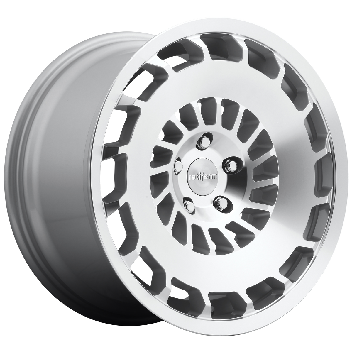 Rotiform Wheels R135 Ccv Gloss Silver Machined