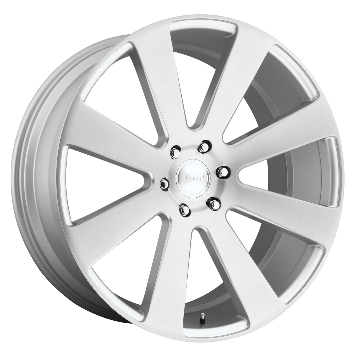 DUB Wheels S213 8-BALL Gloss Silver Brushed