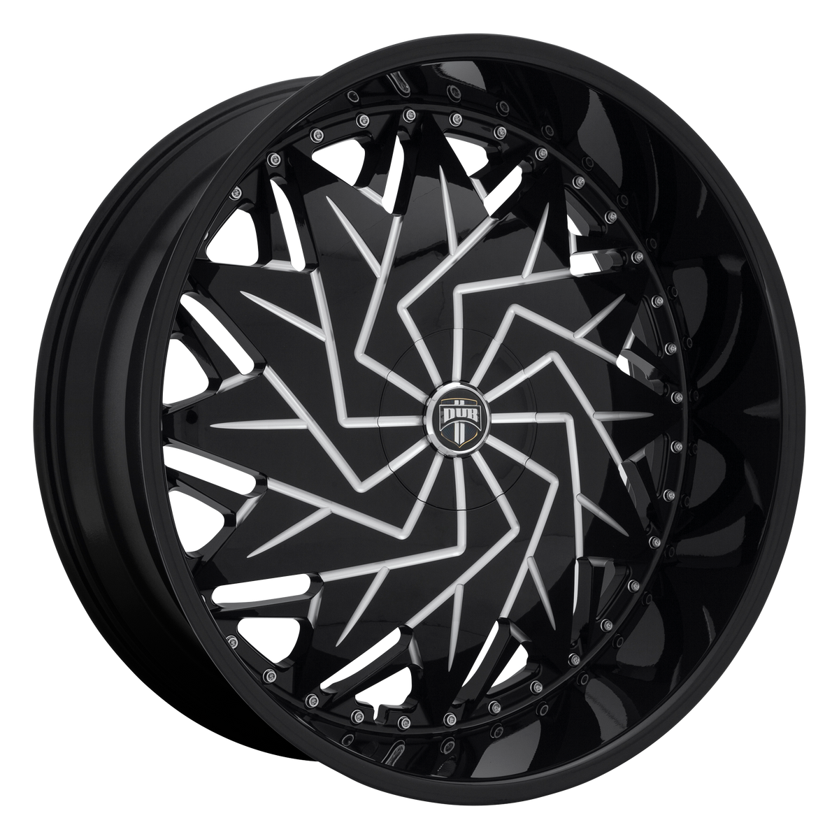 DUB Wheels S231 Dazr Gloss Black Milled