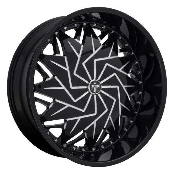 DUB Wheels S231 Dazr Gloss Black Milled