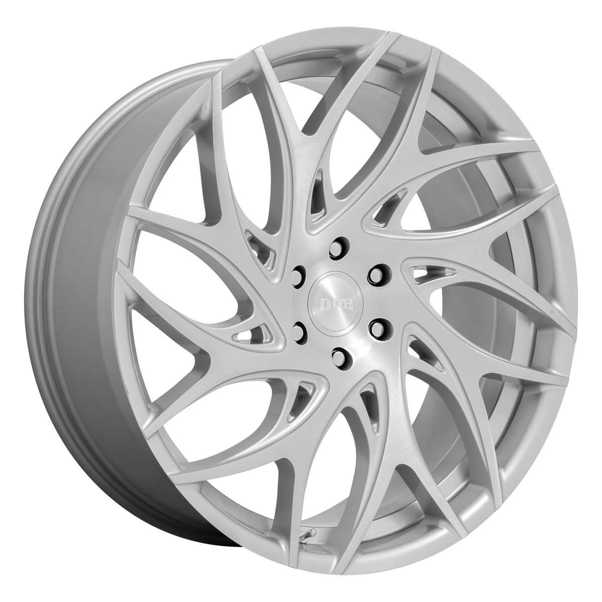 DUB Wheels S261 G.o.a.t. Silver Brushed Face