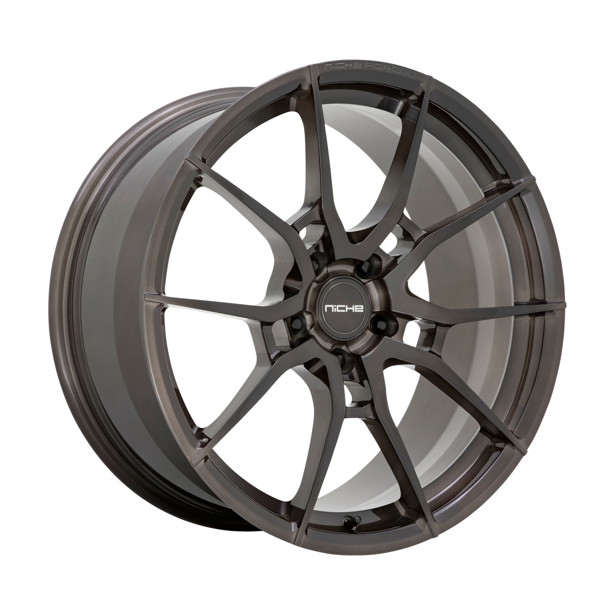 Niche Wheels T111 Kanan Brushed Candy Smoke