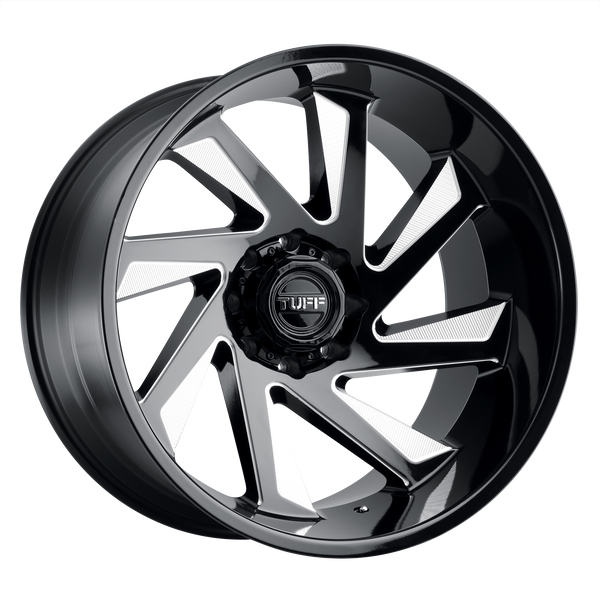 Tuff Wheels T1B Gloss Black Milled