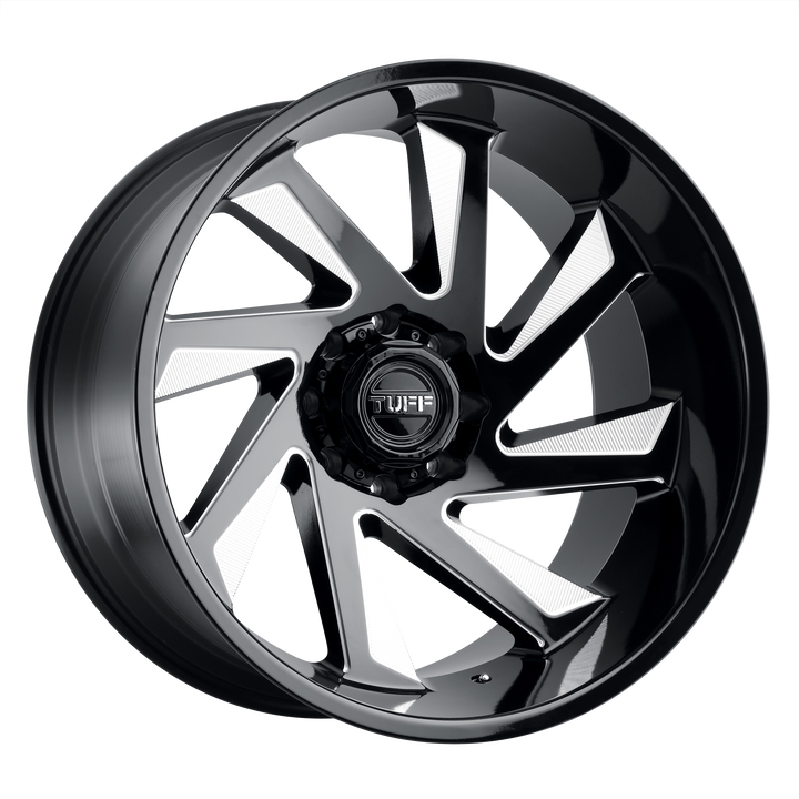 Tuff Wheels T1B Gloss Black Milled