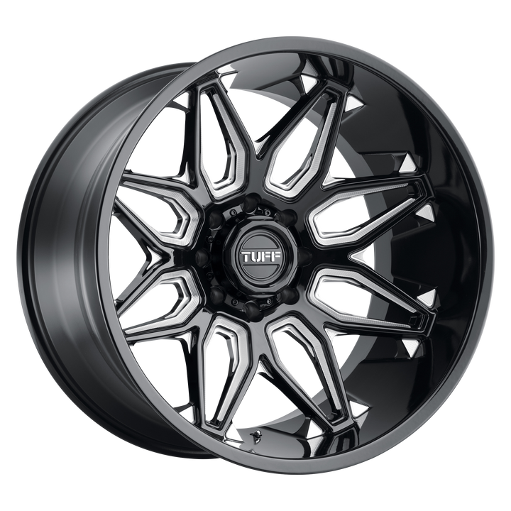 Tuff Wheels T3B Gloss Black Milled
