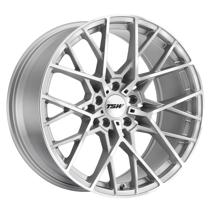 TSW Wheels Sebring Silver with Mirror Cut Face