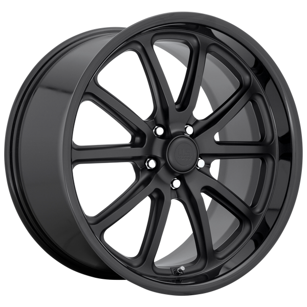US Mags Wheels U123 Rambler Gloss Black Matte Black