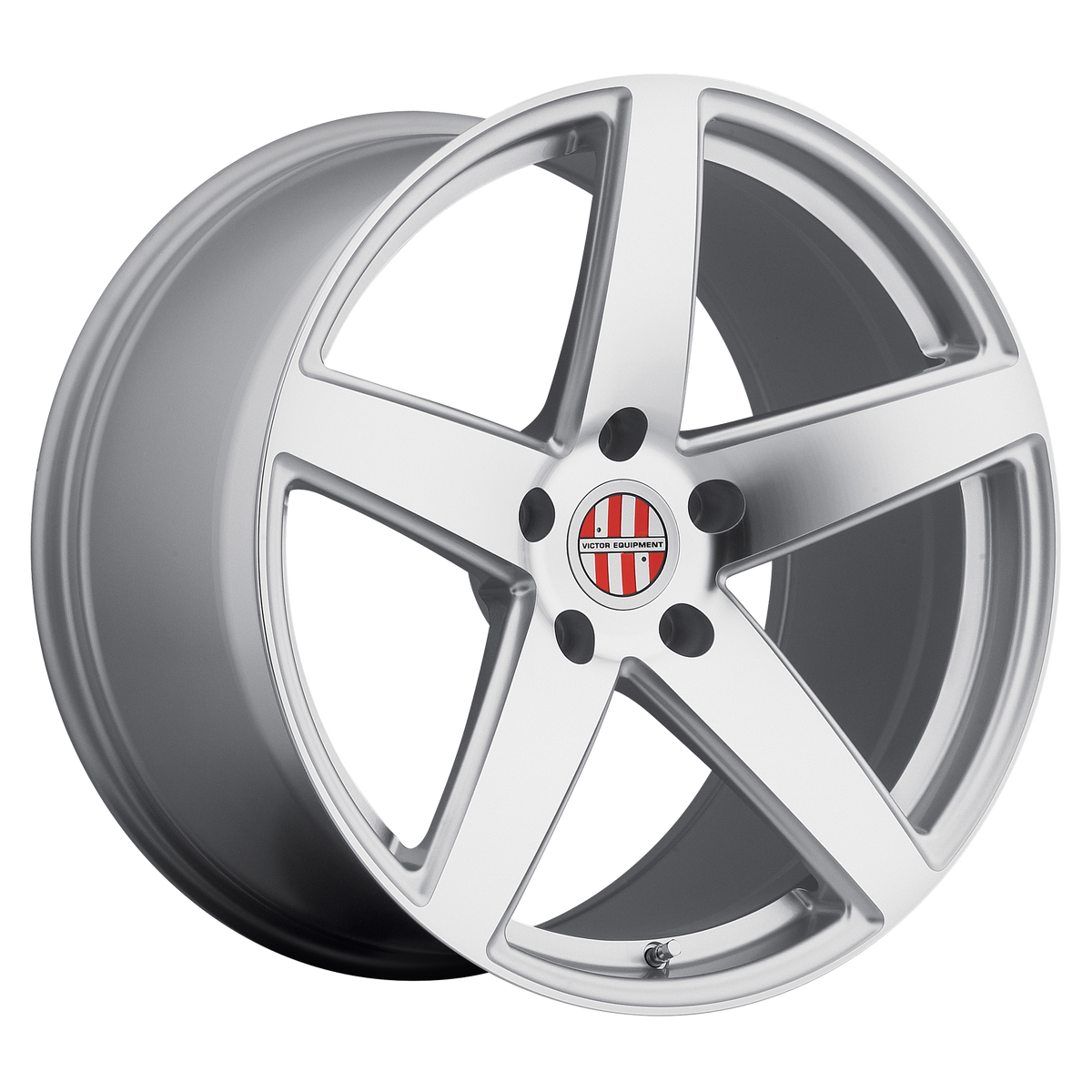 Victor Equipment Wheels Baden Silver with Mirror Cut Face