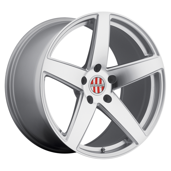 Victor Equipment Wheels Baden Silver with Mirror Cut Face