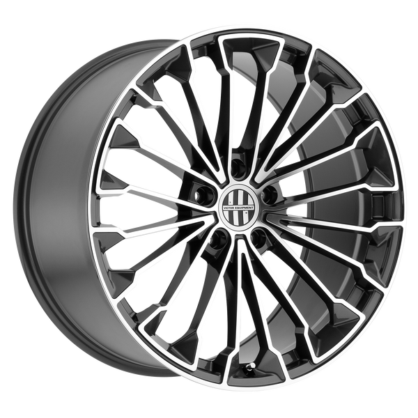 Victor Equipment Wheels Wurttemburg Gunmetal with Mirror Cut Face