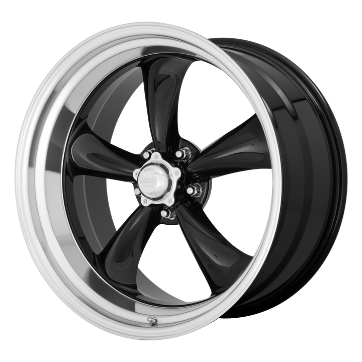 American Racing Wheels VN315 Torq Thrust Ii 1 Pc Gloss Black with Machined Lip