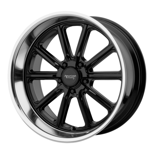 American Racing Wheels VN507 Rodder Gloss Black with Diamond Cut Lip