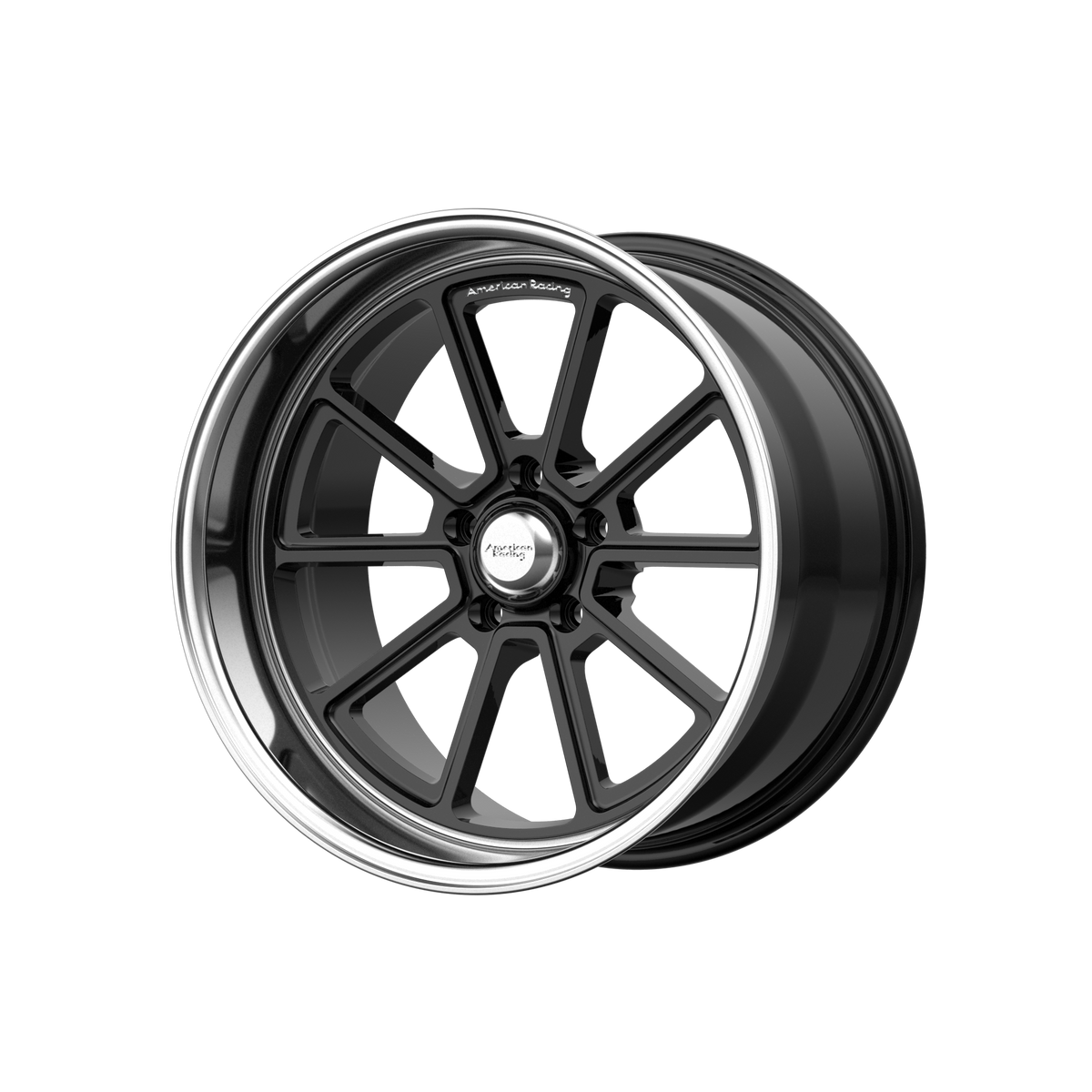 American Racing Wheels VN510 Draft Gloss Black with Diamond Cut Lip