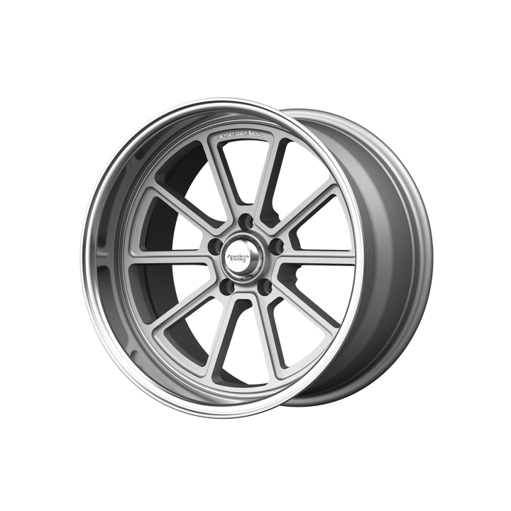 American Racing Wheels VN510 Draft Vintage Silver with Diamond Cut Lip