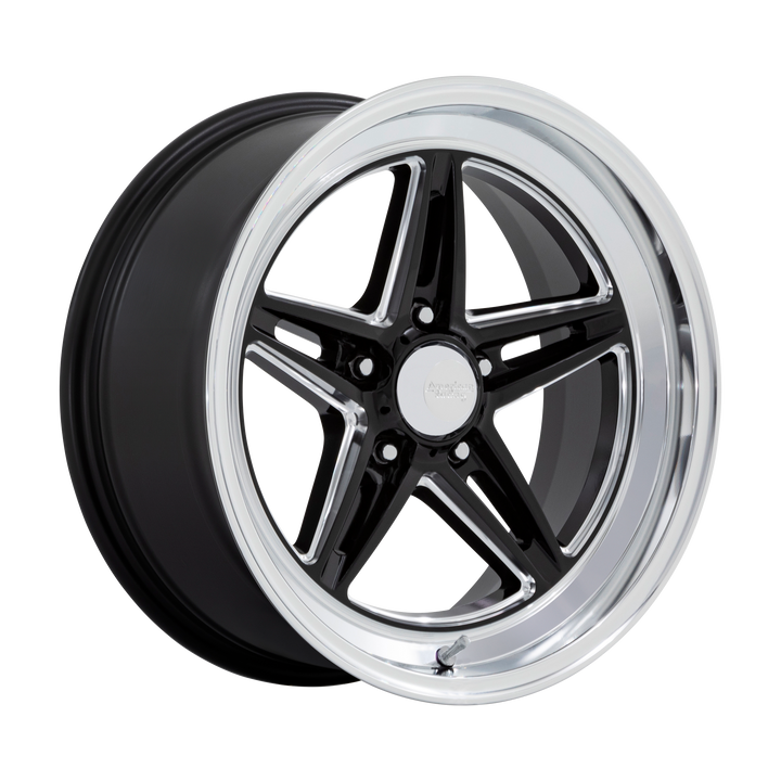 American Racing Wheels VN514 Groove Gloss Black Milled with Diamond Cut Lip