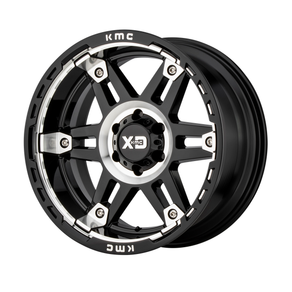 XD Series Wheels XD840 Spy Ii Gloss Black Machined