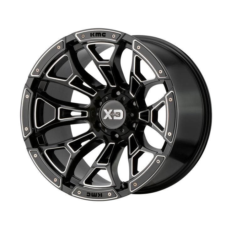 XD Series Wheels XD841 Boneyard Gloss Black Milled