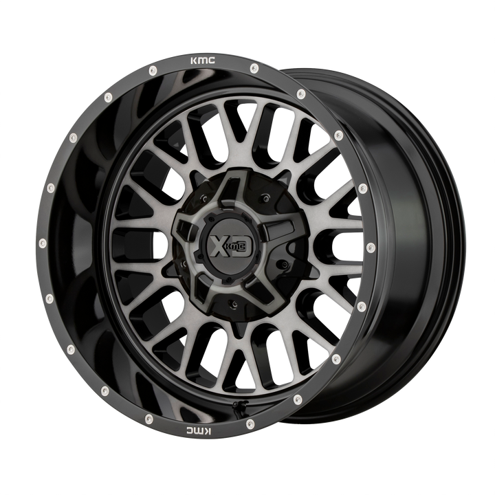 XD Series Wheels XD842 Snare Gloss Black with Gray Tint