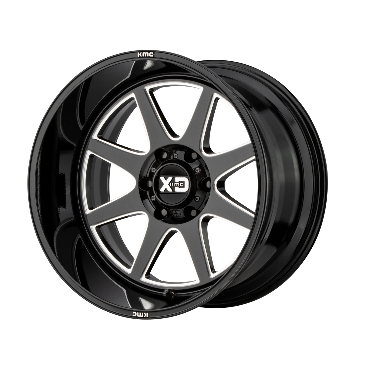 XD Series Wheels XD844 Pike Gloss Black Milled