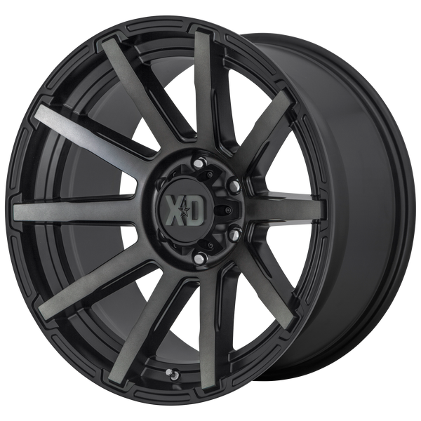 XD Series Wheels XD847 Outbreak Satin Black with Gray Tint
