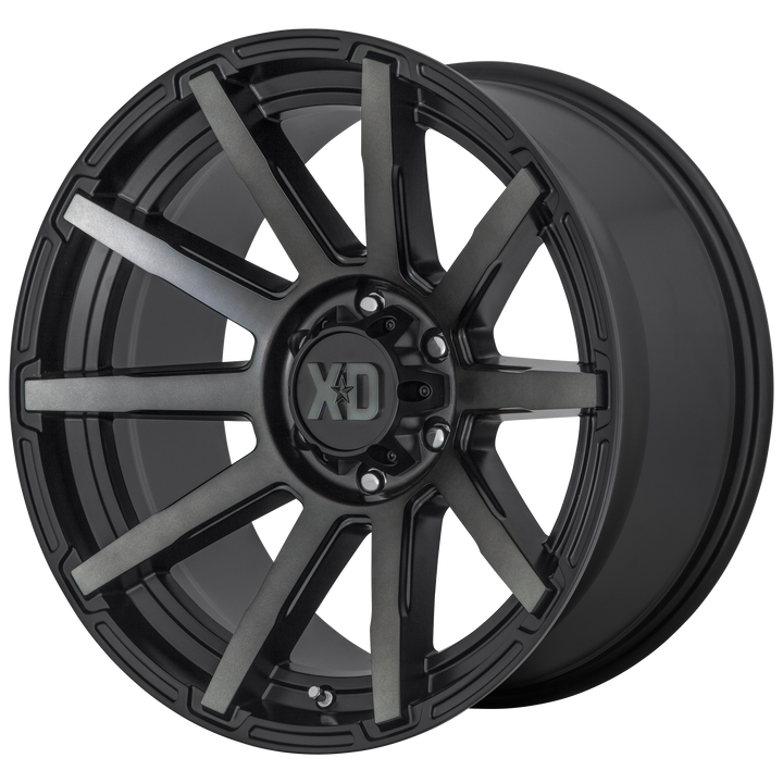 XD Series Wheels XD847 Outbreak Satin Black with Gray Tint