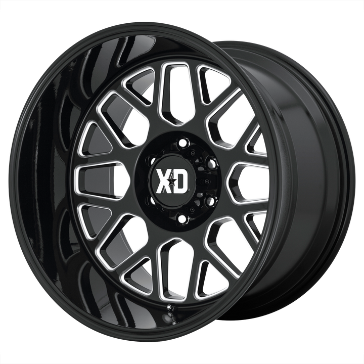 XD Series Wheels XD849 Grenade Ii Gloss Black Milled