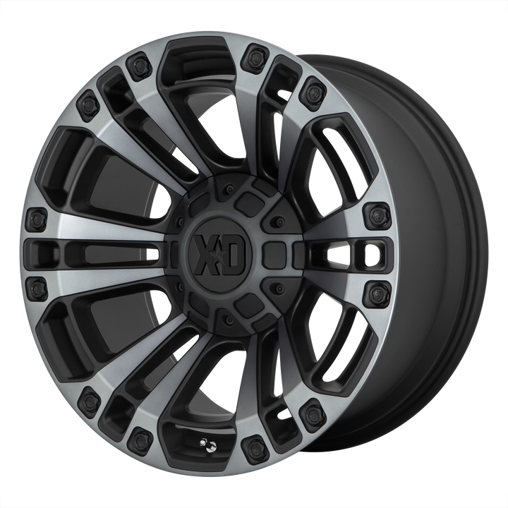 XD Series Wheels XD851 Monster 3 Satin Black with Gray Tint