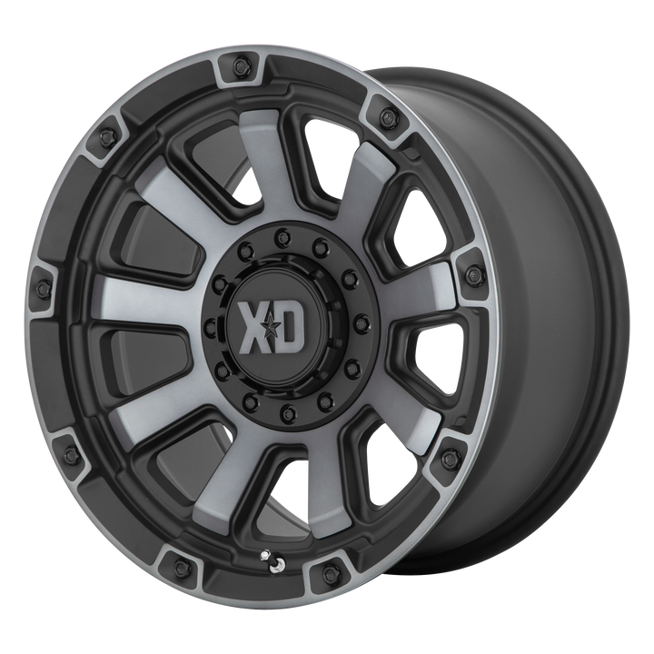 XD Series Wheels XD852 Gauntlet Satin Black with Gray Tint