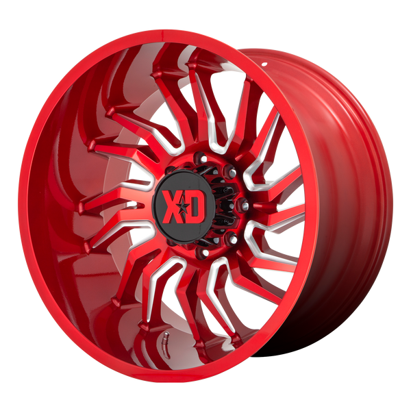 XD Series Wheels XD858 Tension Candy Red Milled