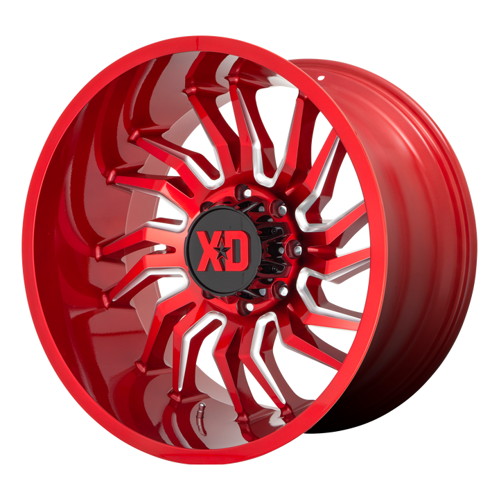 XD Series Wheels XD858 Tension Candy Red Milled
