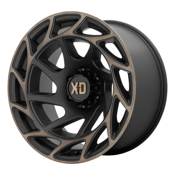 XD Series Wheels XD860 Onslaught Satin Black with Bronze Tint
