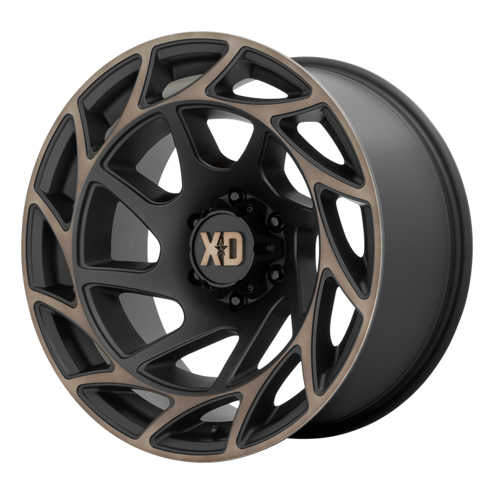 XD Series Wheels XD860 Onslaught Satin Black with Bronze Tint