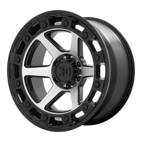 XD Series Wheels XD862 Raid Satin Black Machined