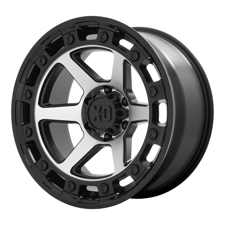 XD Series Wheels XD862 Raid Satin Black Machined